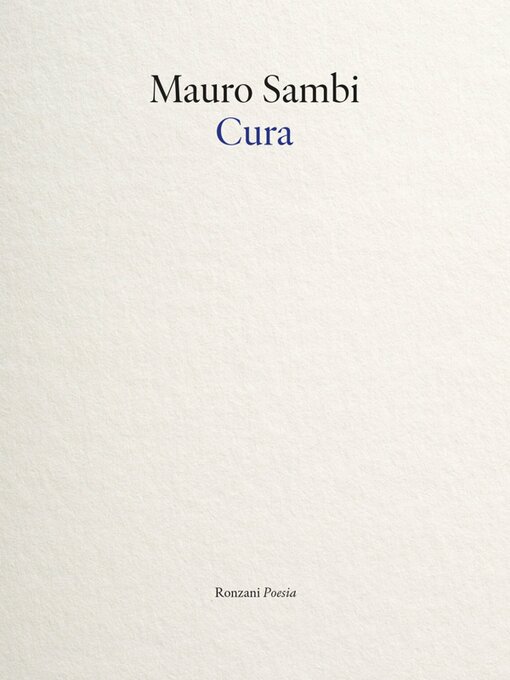 Title details for Cura by Mauro Sambi - Wait list